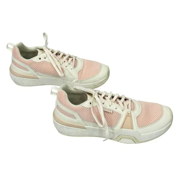 OluKai Women's Anau Court Pickleball Sneakers Rose Dust/Pink White EUC Size 9.5 - Picture 5 of 13